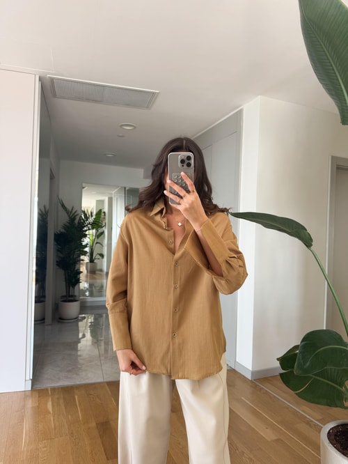 Hardal Rengi Gömlek