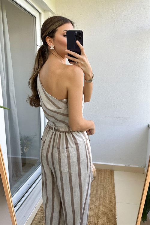 Helena Çizgili Takım-Vizon