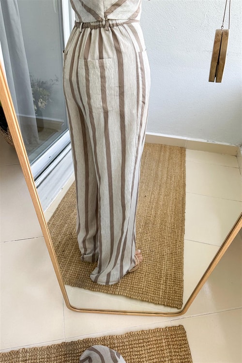 Helena Çizgili Takım-Vizon