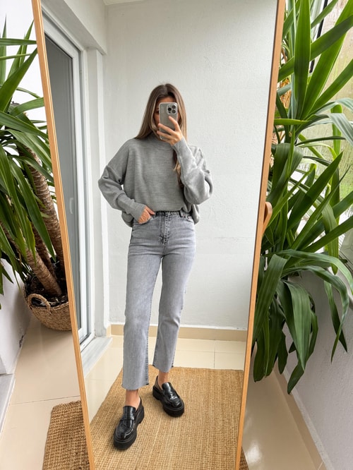 Jame Zr Boy Fit Jean-Açık Gri 