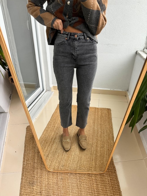Jame Zr Boyfit Jean Koyu Gri