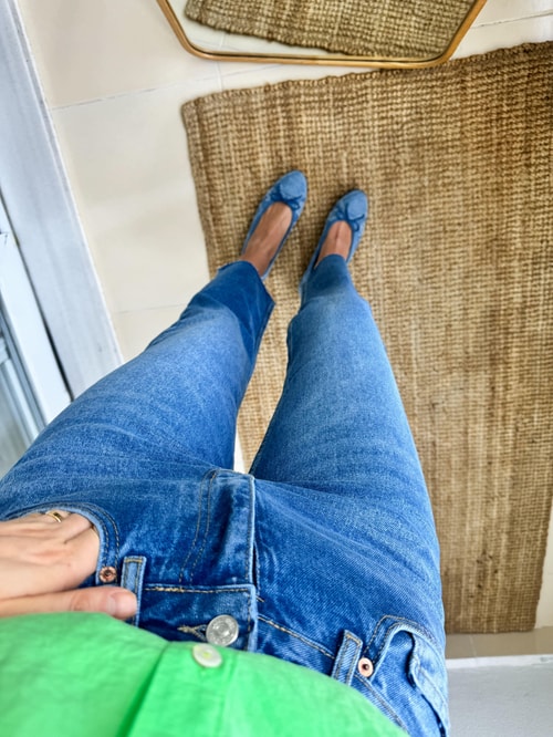 Jane Boyfit Jean-Orta Mavi