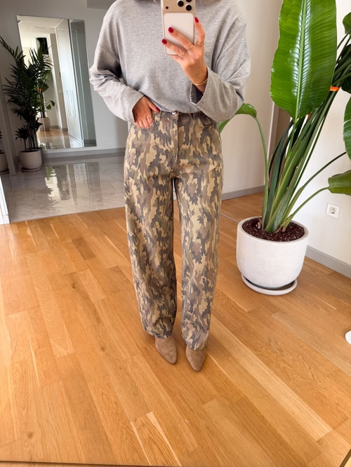 Kamuflaj Desen Baggy Pantolon