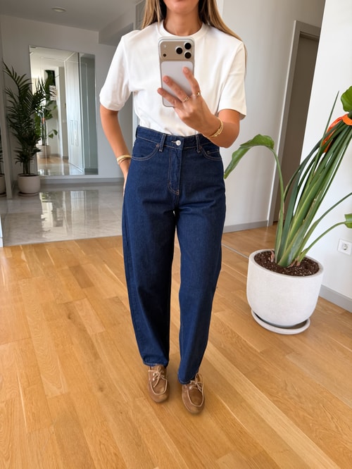 Kylie Mom Jean - Lacivert