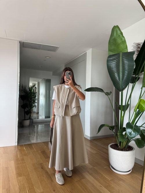 Larimar Yelek Etek Takım - Taş