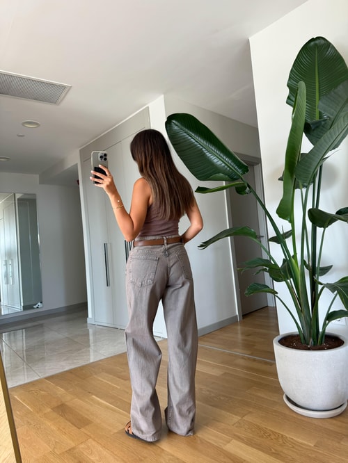 Lovisa Baggy Jean-Eskitmeli Vizon