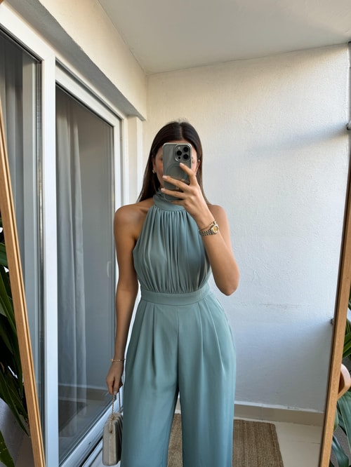 Mint Halter Yaka Tulum