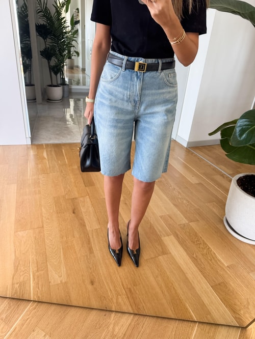 Mng Şehir Boy Denim Şort