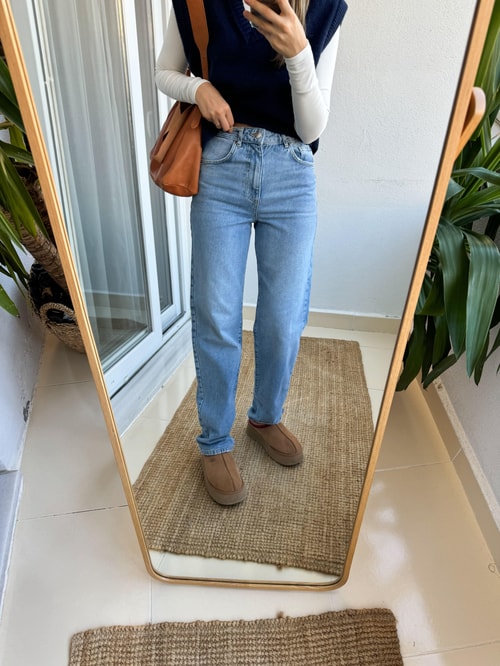 Never Denim Straight Jean