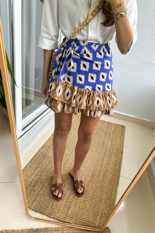 Nina Desenli Anvelop Etek
