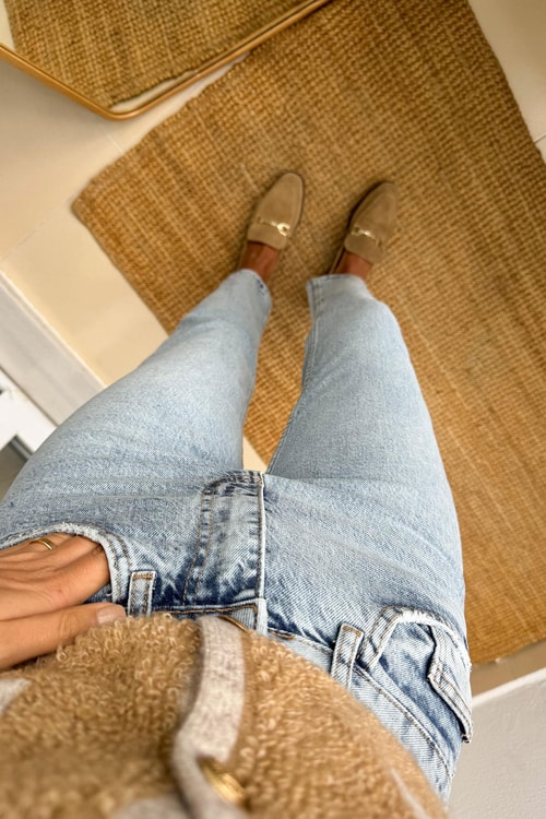 Orlondo Premium Mom Jean-Açık Mavi  