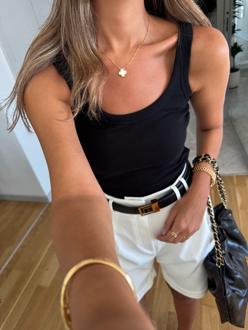 Osis U yaka Atlet- Siyah