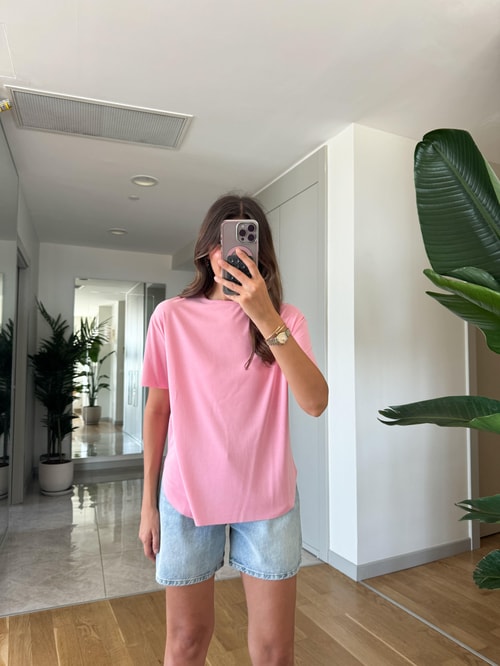 OYS Modal Tişört-Pembe