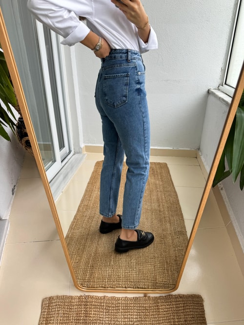 Pinko Düz Kesim Jean-Mavi