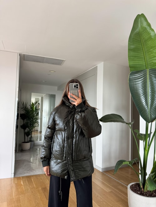 Premium Şişme Mont - Haki 