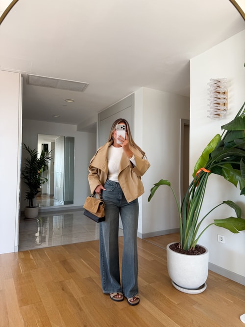 Rodri Wide Leg Jean - Açık Eskitme