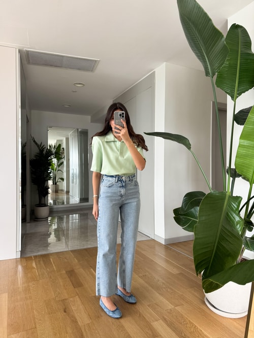 Roger Zr Açık Mavi Straight Jean
