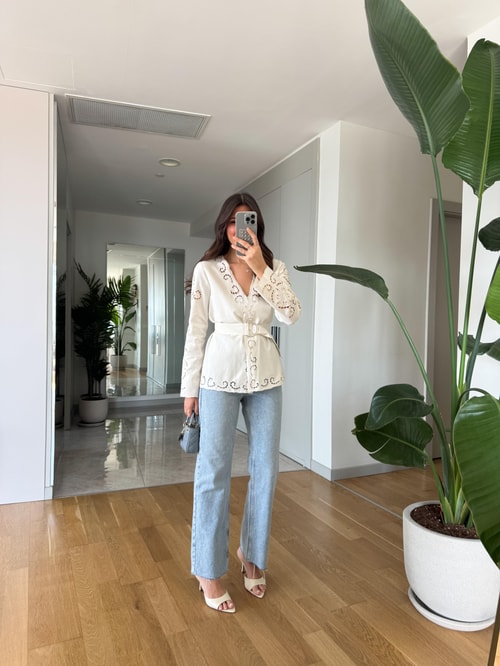 Roger Zr Açık Mavi Straight Jean