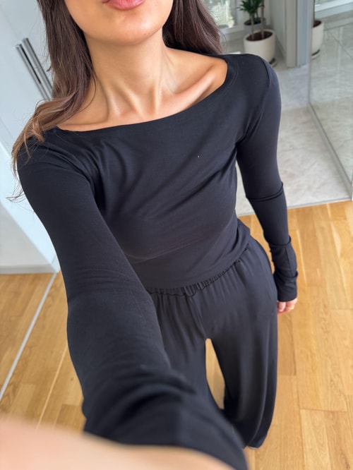 Siyah Modal Basic Eşofman Takım