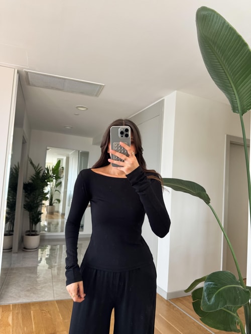 Siyah Modal Basic Eşofman Takım