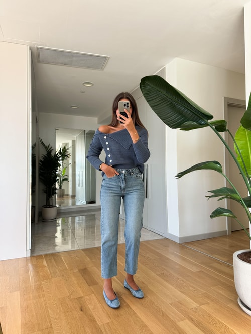 Tiger Boyfit Jean Açık Mavi
