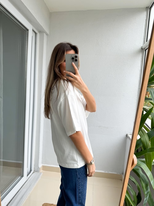 Zr Bisiklet Yaka Basic Tişört