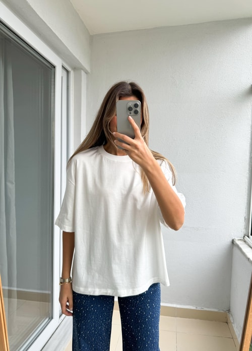 Zr Bisiklet Yaka Basic Tişört