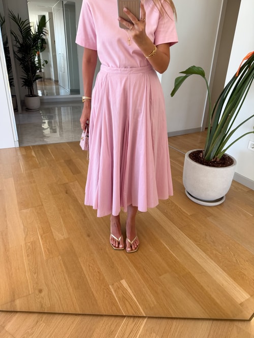 Zr Pembe Midi Etek 