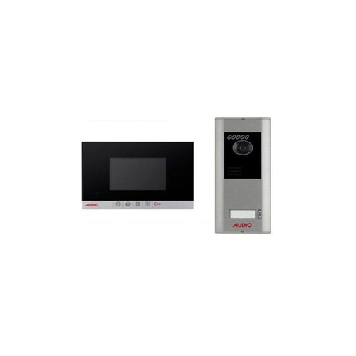 Audio 001463 4.3'' Görüntülü Villa Set Bus Plus Mekanik Butonlu Handsfree Siyah