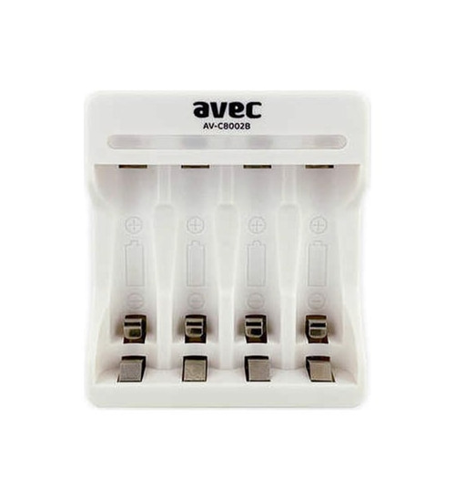 AVEC AV-C8002B AA/AAA 4LÜ ŞARJ CİHAZI