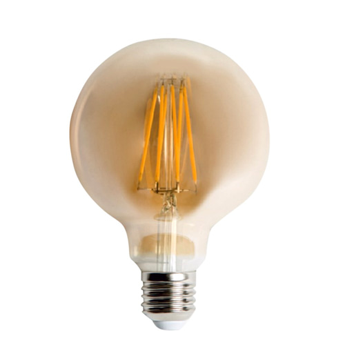 Cata CT-4287 6W G125 Led Filament Glop Ampül E27 Sarı/Amber