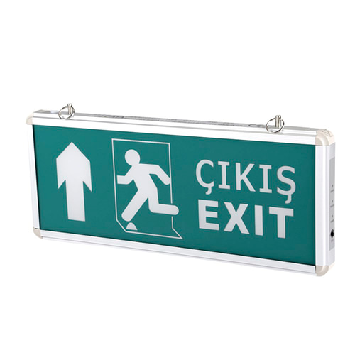 Cata CT-9174 Yukarı Ok Çift Yönlü 4 Saat Kitli Acil Yönlendirme Armatürü