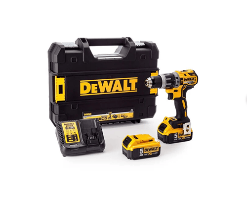 Dewalt DCD796P2-QW 18V/5.0Ah Li-ion Çift Akülü Kömürsüz Profesyonel Darbeli Matkap