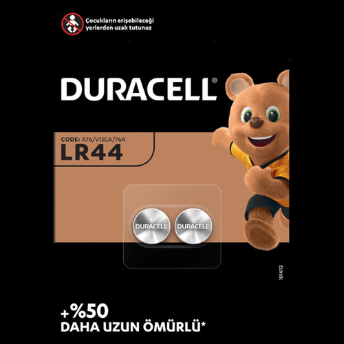 DURACELL LR44/AG13 PİL 2Lİ