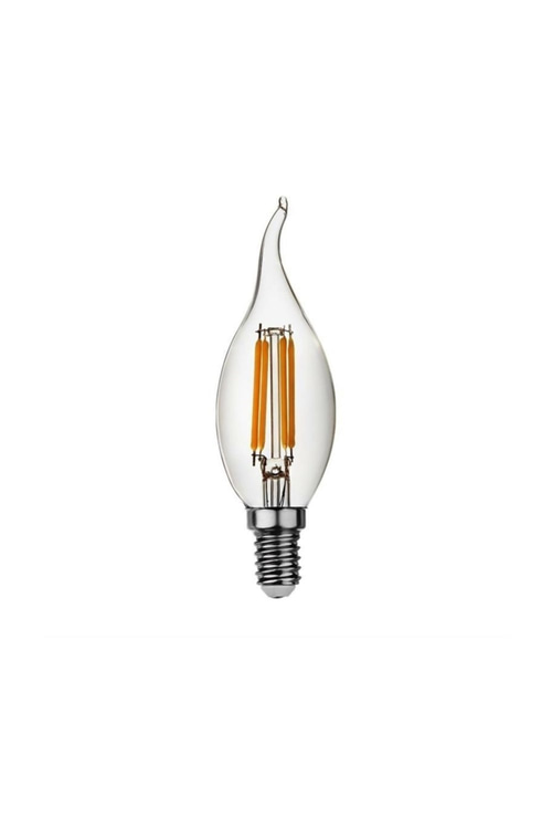 El-Max 4W KIVRIK RUSTİK Led Ampül E14  Sarı/Amber