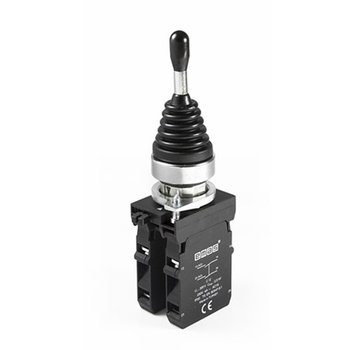Emas CM707DJ40 CM Serisi Metal 2NO+2NO Joystick Kalıcı 4 Pozisyonlu 22 mm Buton