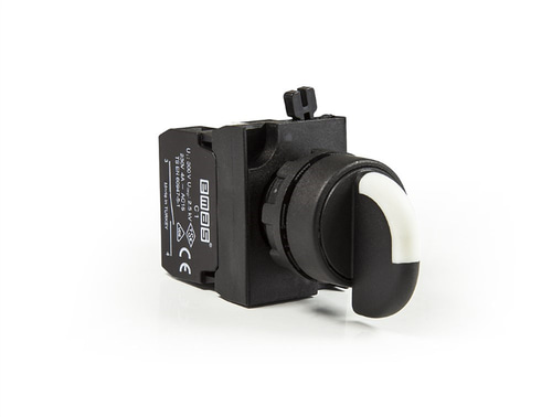Emas CP101S30 CP Serisi Plastik 2NO (II-0-I) 60° Seçici Kalıcı 22 mm Buton