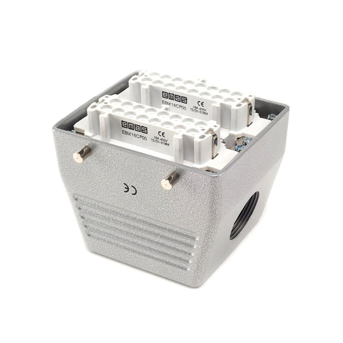 Emas EBM32PU14 Metal 32 Kontak Uzatma Tipi Priz 16A Yandan Girişli 4 Mandallı