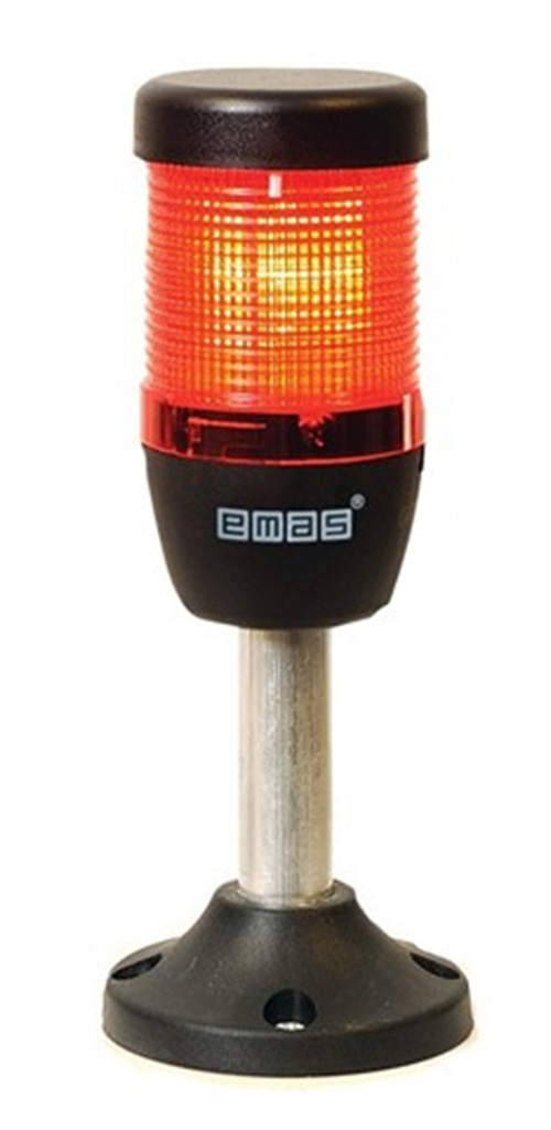 Emas IK51L220XM03 IK Serisi Tek Katlı 220V AC 100mm Borulu Plastik Ayaklı LED Kolon 50mm