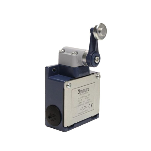Emas L53K13MEM121 L53 Metal Gövde 18 mm Metal Kollu Makara Ani Hareketli 1NO+1NC Sınır Şalter