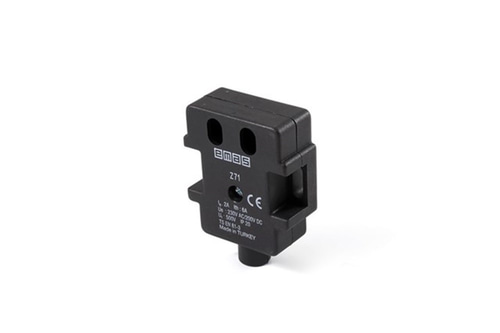 Emas Z71 Z Serisi Priz Tek Giriş Siyah Asansör Switch