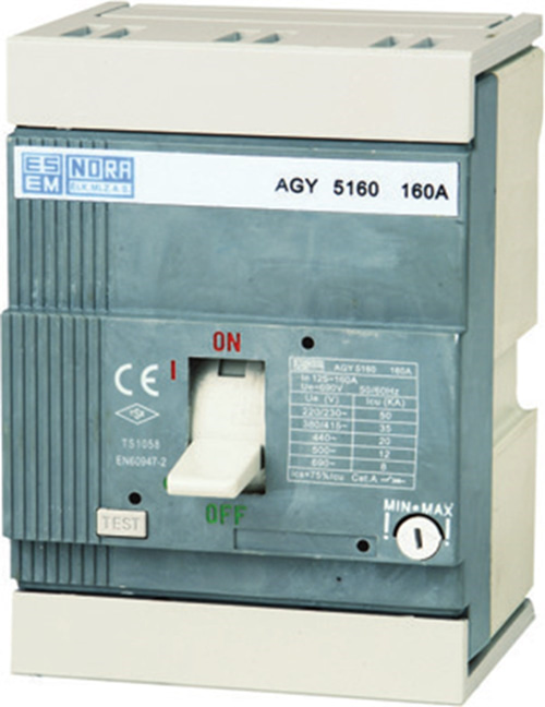 Esem AGY 5160-160 125-160 A 19 kA 25 kA Termik Manyetik Şalter