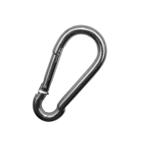 Galvanizli Karabina Yaylı 8 X 80 MM Hamak Askı Salıncak Kancası