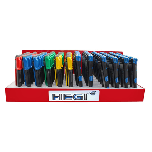 Hegi Stant Hediyeli Plastik ve Metal Maket Bıçağı - 72 Adet