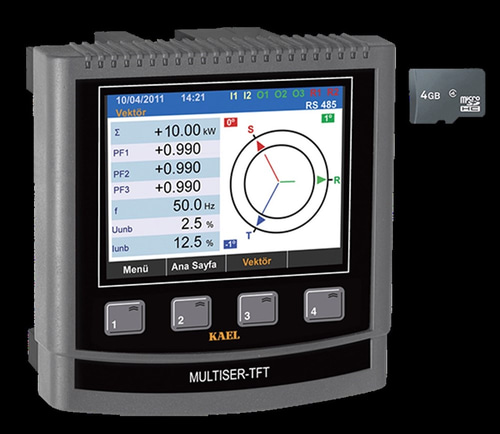 Kael MULTISER-02-PC-TFT Şebeke Analizörü