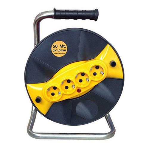 Kaim Boş Seyyar 4x16A Priz Monofaze Kablo Makarası 3x1,50 TTR 50Mt