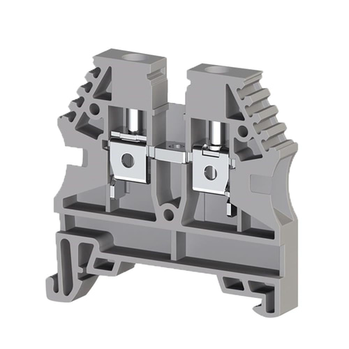 Klemsan 304130 AVK 4 Gri 4 mm², Vida bağlantılı, Tek katlı geçiş klemensi, Yalıtım malzemesi PA, Gri