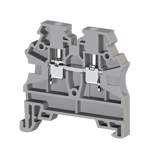 Klemsan 304200 AVK 2,5 RD Gri 2,5 mm², Vida bağlantılı, Tek katlı geçiş klemensi, Yalıtım Malzemesi PA, Gri 100 Adet