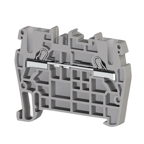 Klemsan 307109 PYK 2,5 Gri 2,5mm², Pratik Yay bağlantılı, 1 giriş 1 çıkış geçiş klemensi, Yalıtım malzemesi PA, Gri