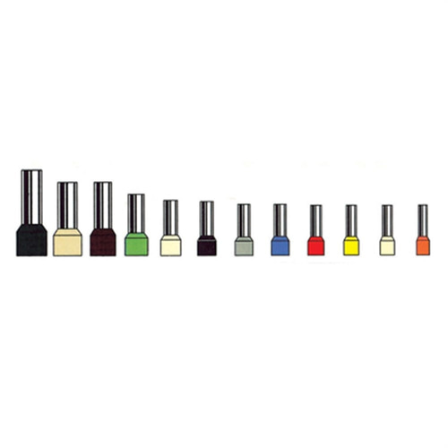 Klemsan 570060E IKY 4,0/9 Eco 4,0 mm² Kablo çapına uygun izoleli yüksük 5000 Adet